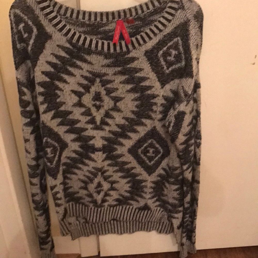 Red camel sweater